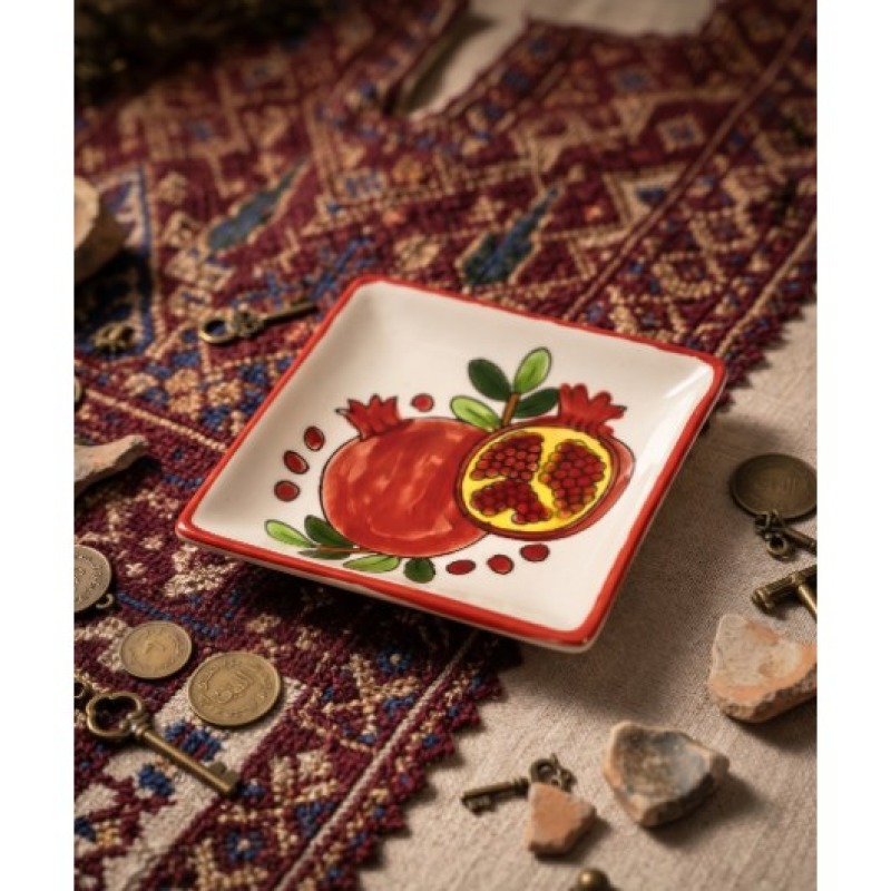صحن مربع رمانة 11 سم
